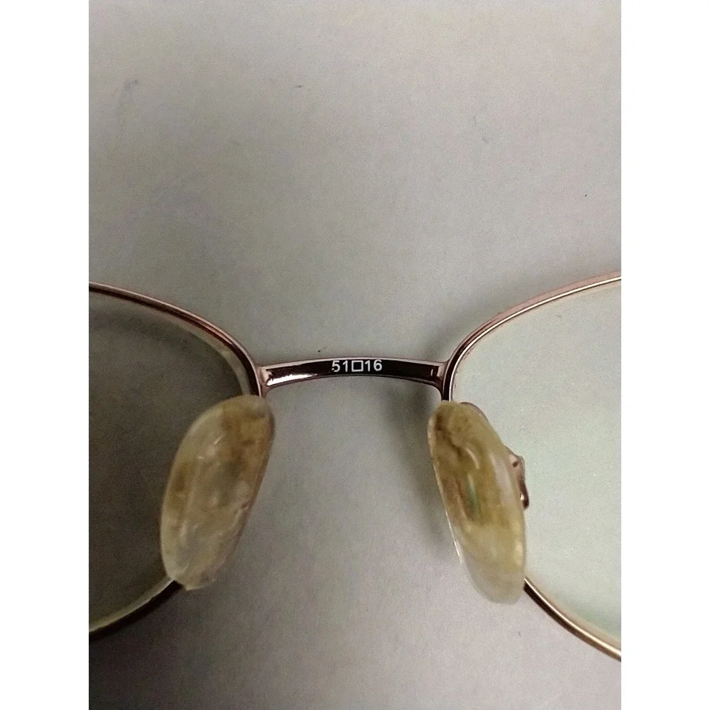 Elle Eyeglasses Frame EL13344 BR Women's‎ Brown Metal Oval Full Rim 51-16-135